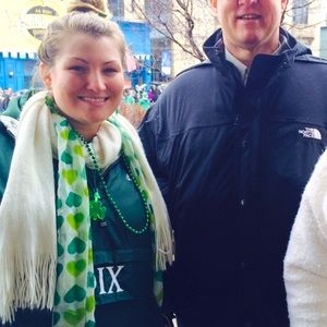 Green heart scarf 💚